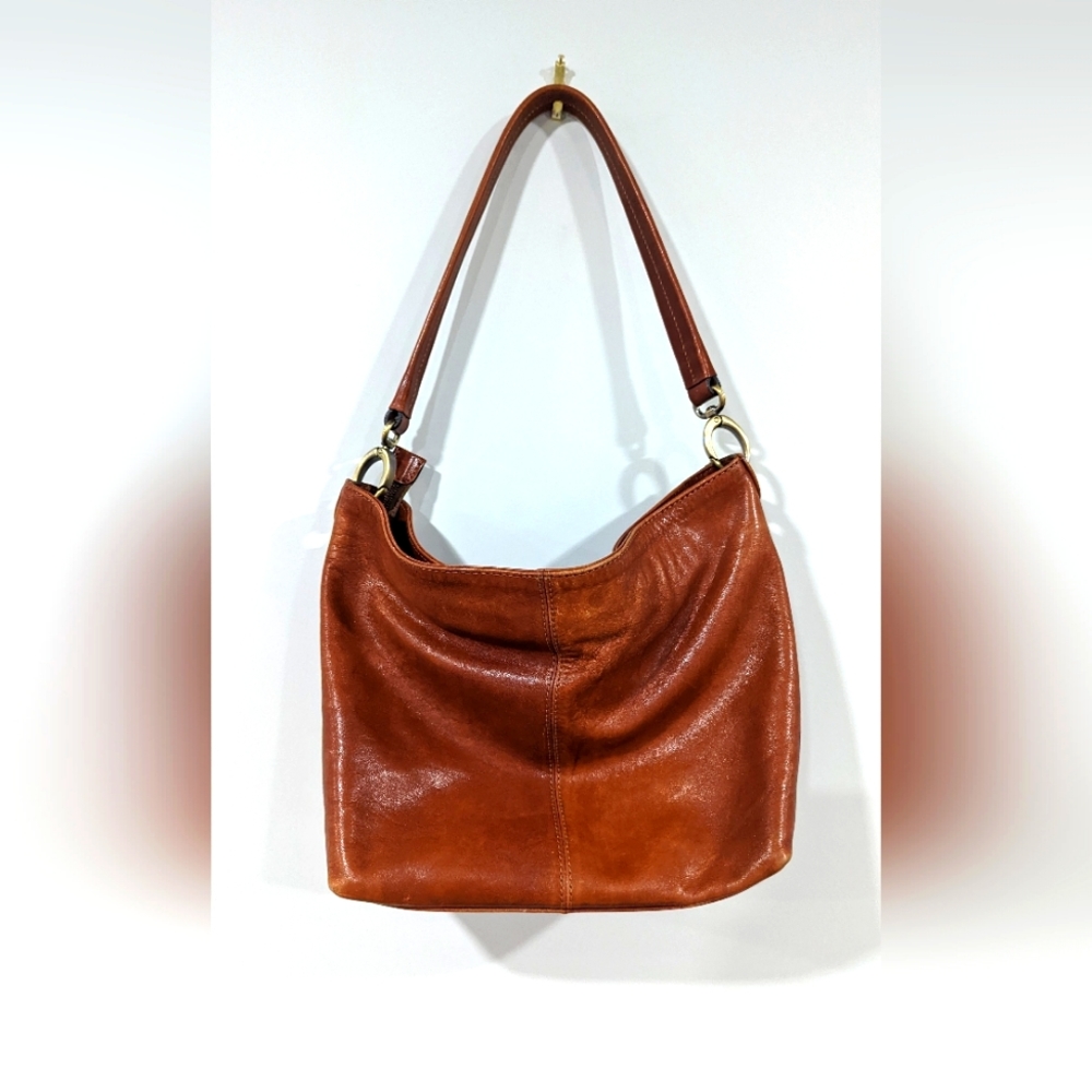 Brown Leather Gianni Conti shoulder bag